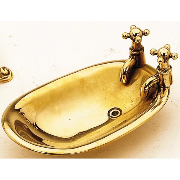Brass soap dish holder