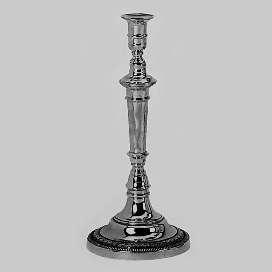 Candleholder Impero 30cm antique silver