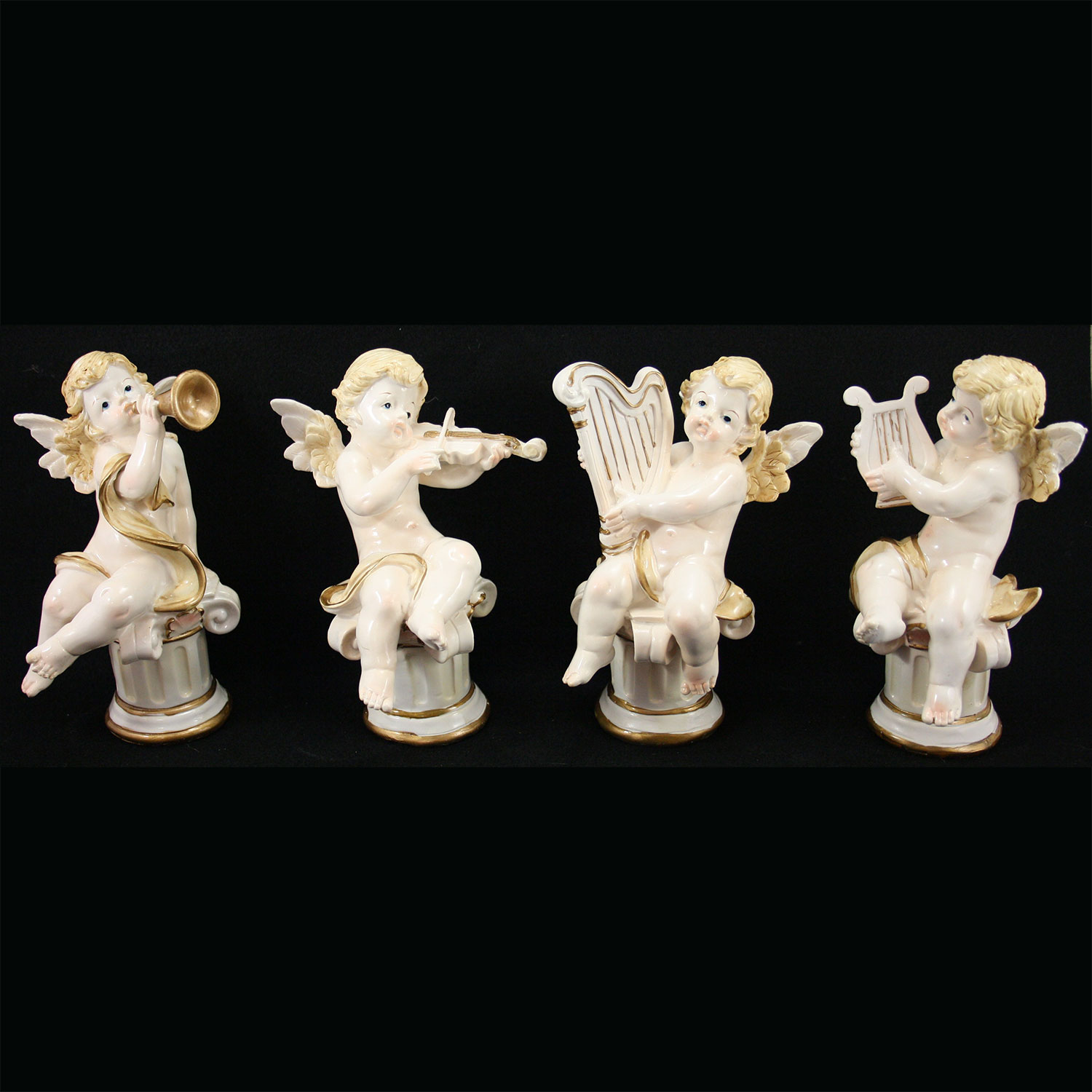 Cupids 4 music players set 17cm x 12cm