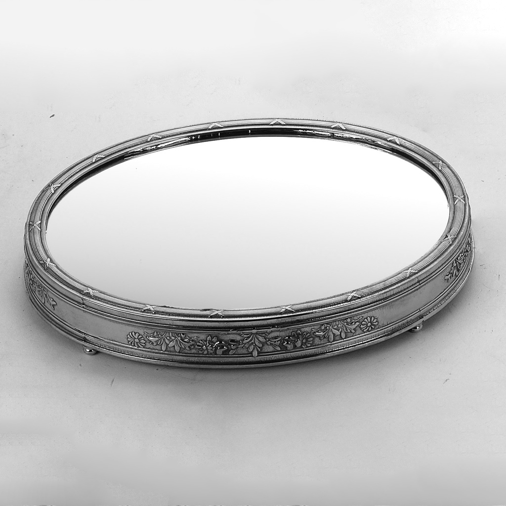 Mirror Rinascimento base oval